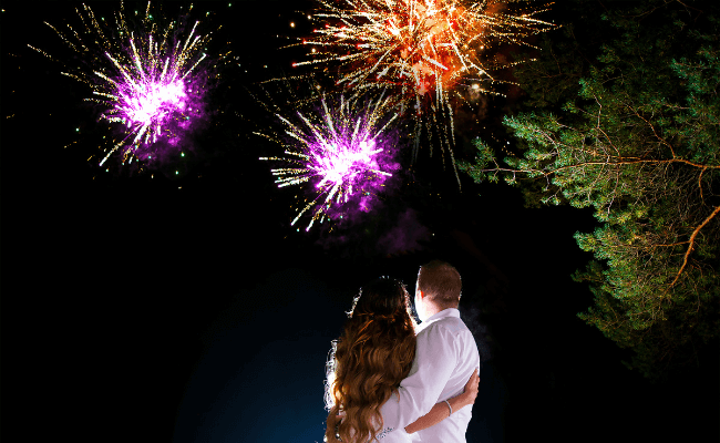 Tűzijáték, Lézershow az esküvőn (4)